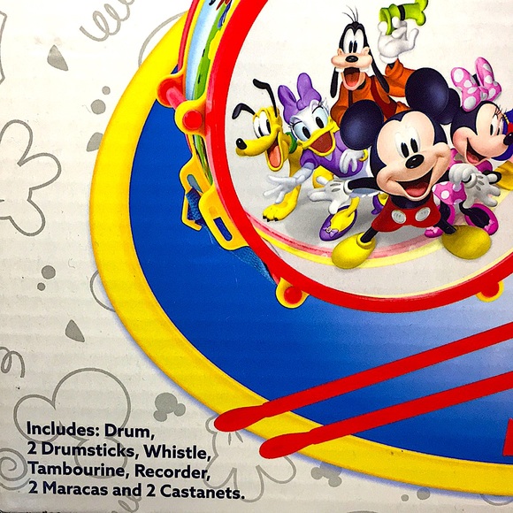 NEW MICKEY MOUSE FUNHOUSE DRUM SET - Picture 7 of 12